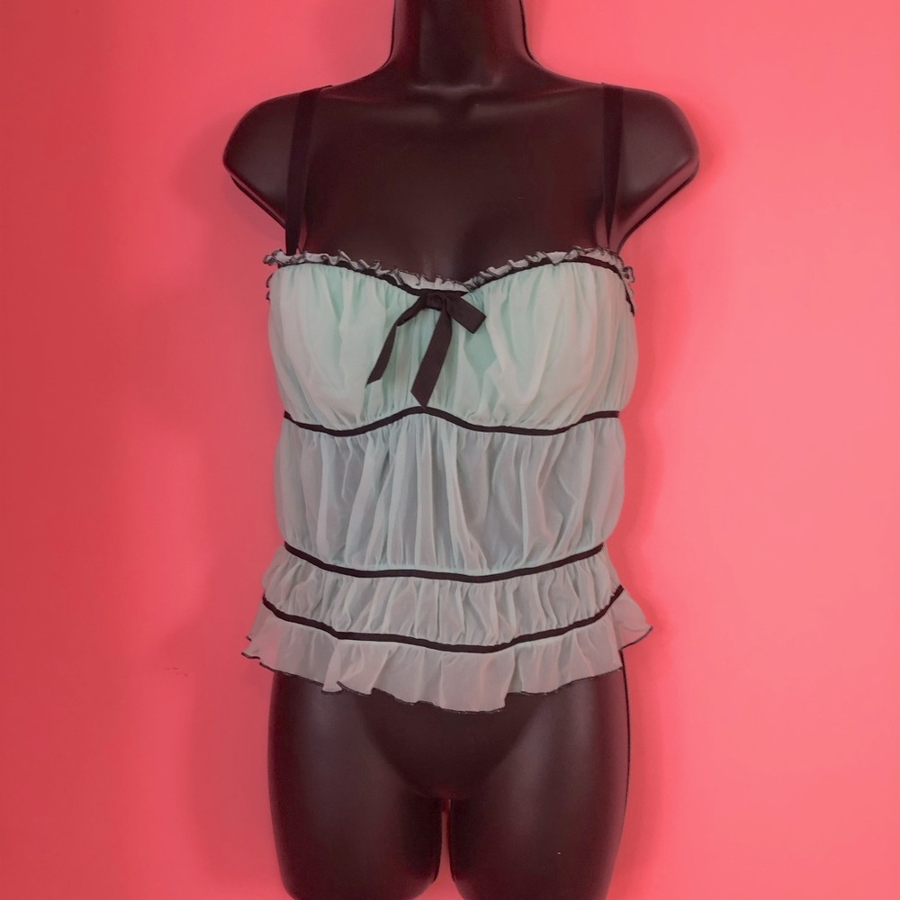 Vintage Victoria secret babydoll corset